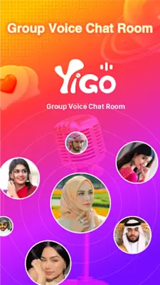 YiGo-Group Voice Chat Room android App screenshot 0